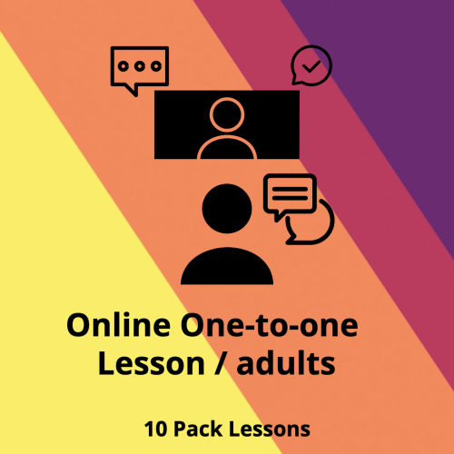 10 Pack Lessons One-to-one / adults