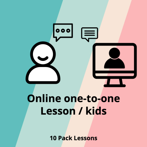 10 Pack Lessons Online One-to-one / kids